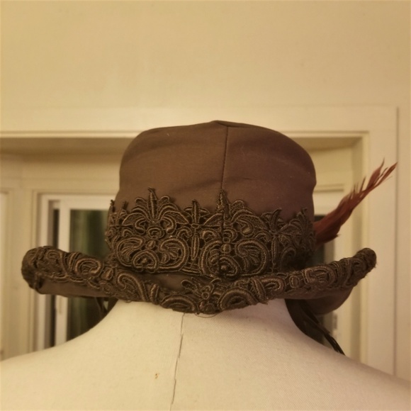 Innocent World Steampunk Lolita Lace Trim Hat - Picture 5 of 8